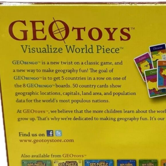 GeoToys Geo Bingo World 50
Countries! - Picture 4 of 12